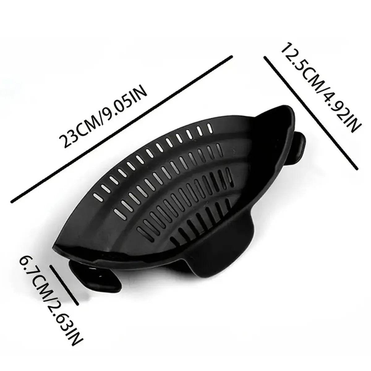 SnapStrain™ – Adjustable Clip-On Strainer for Pots & Bowls - PRO COOK GEAR
