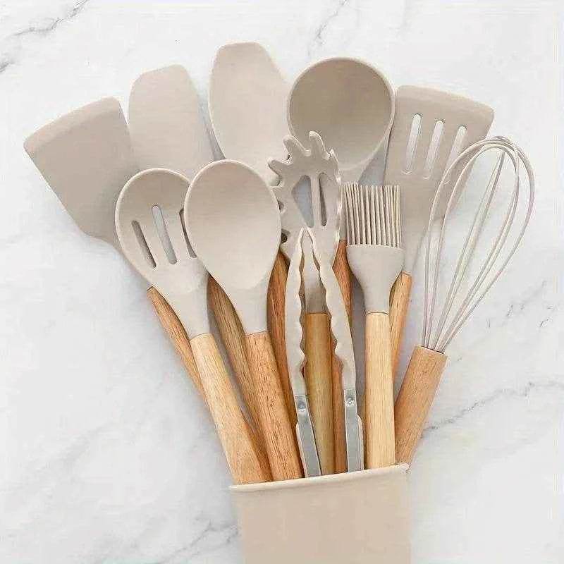 CookPro Essentials – 12-Piece Silicone Utensil Set - PRO COOK GEAR