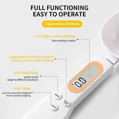 ProCook Precision Digital Spoon Scale – Accurate & Easy-to-Read - PRO COOK GEAR