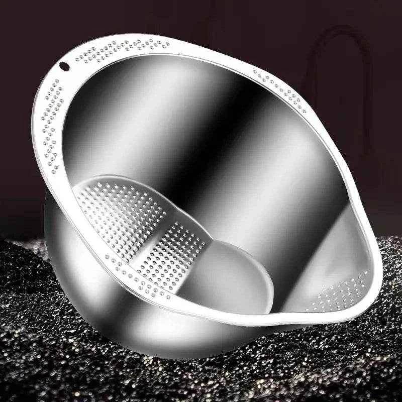 RiceRinsePro™ – Pro Stainless Steel Rice Washer Bowl - PRO COOK GEAR