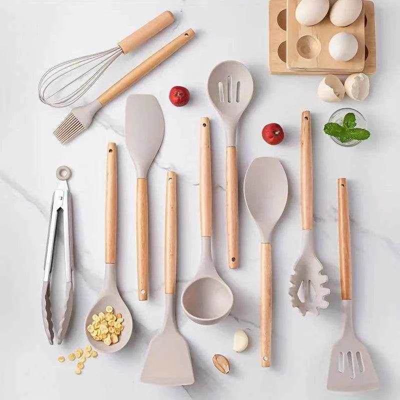 CookPro Essentials – 12-Piece Silicone Utensil Set - PRO COOK GEAR