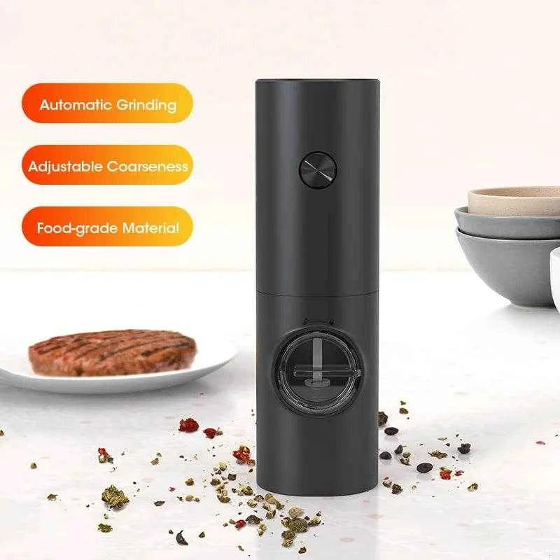GrindPro™ – Electric Salt & Pepper Grinder with Adjustable Coarseness - PRO COOK GEAR