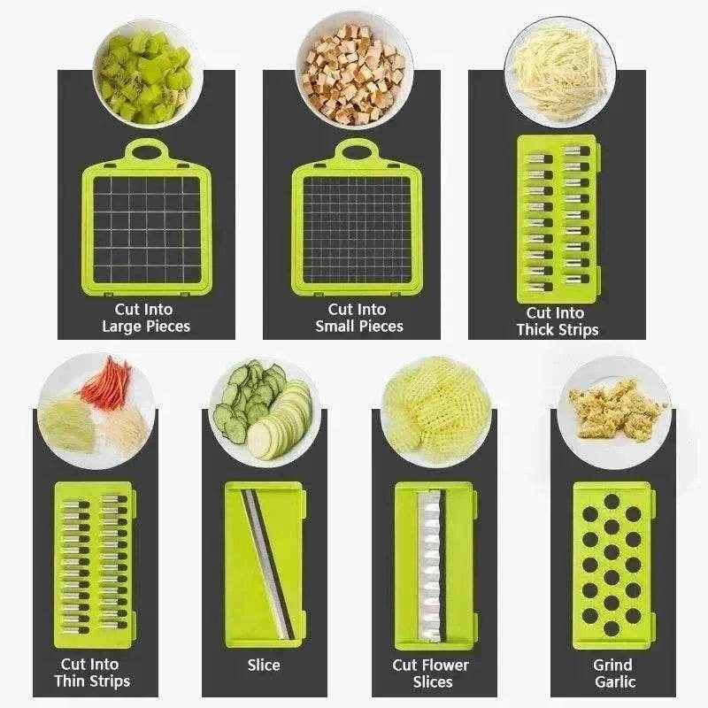 QuickChop Pro — 5x Faster Veggie Chopper - PRO COOK GEAR