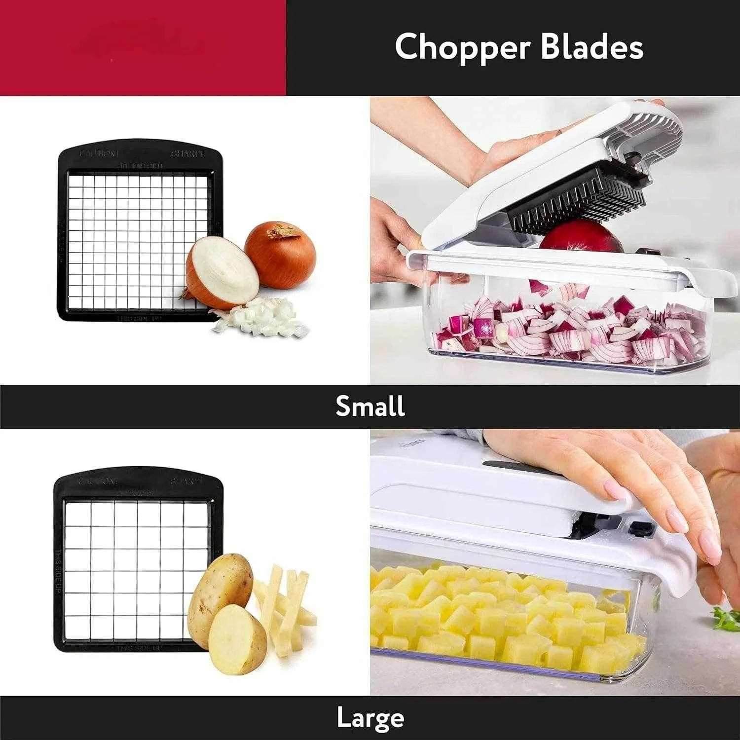 9-in-1 Professional Vegetable Chopper & Spiralizer - PRO COOK GEAR