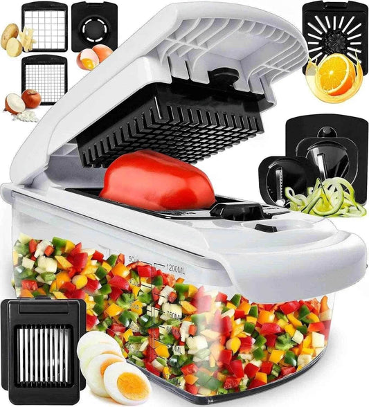 9-in-1 Professional Vegetable Chopper & Spiralizer - PRO COOK GEAR