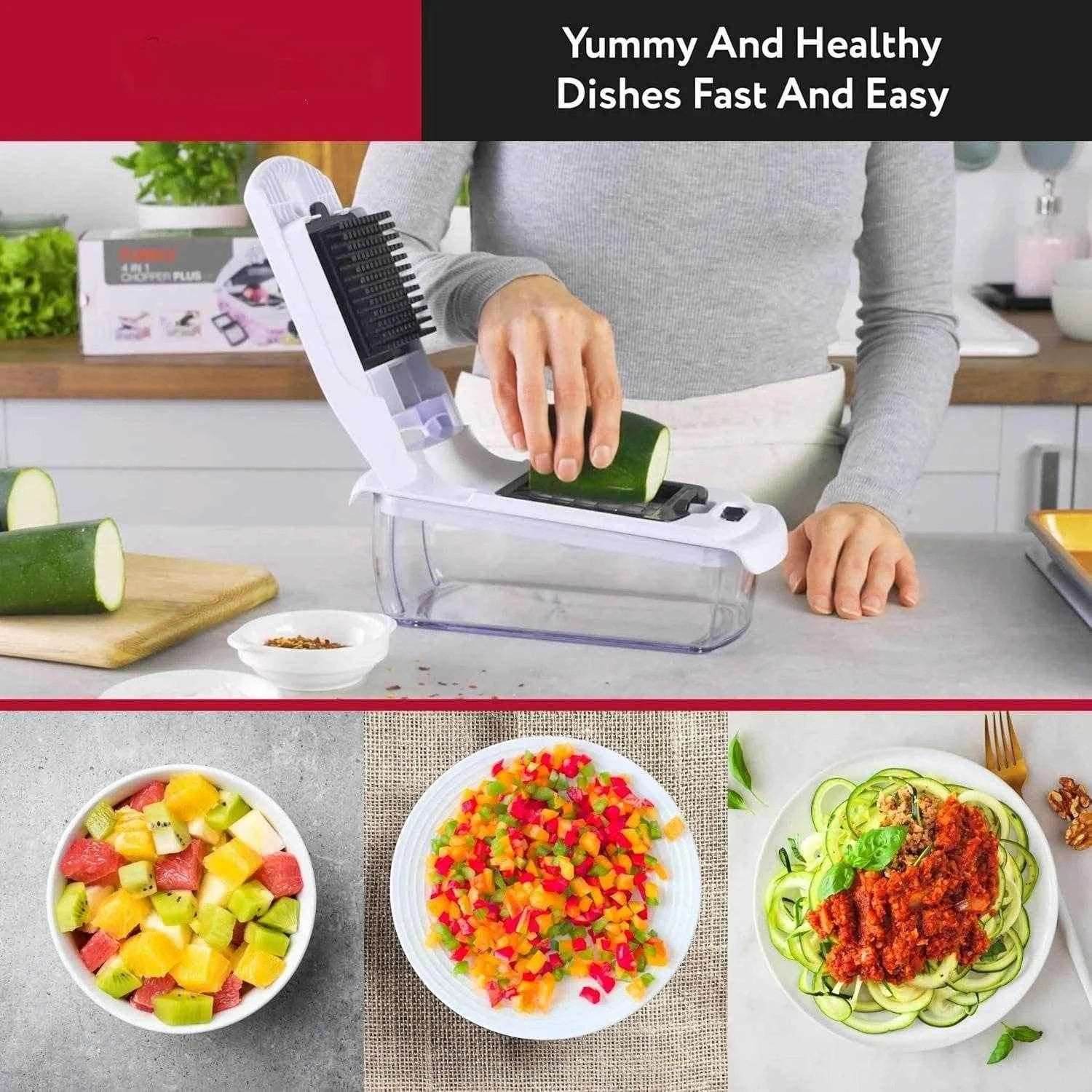 9-in-1 Professional Vegetable Chopper & Spiralizer - PRO COOK GEAR