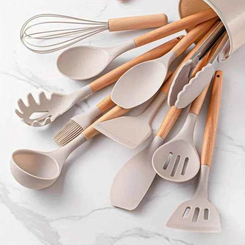 CookPro Essentials – 12-Piece Silicone Utensil Set - PRO COOK GEAR
